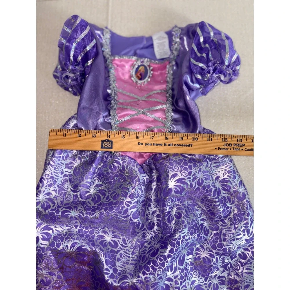 Disney Rapunzel Tangled Costume Dress age 4-6X Purple Pink new Character Cameo